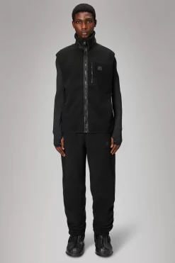 Rains Fleece Jakker|Fleece Jakker<Addis Fleece Crewneck Black