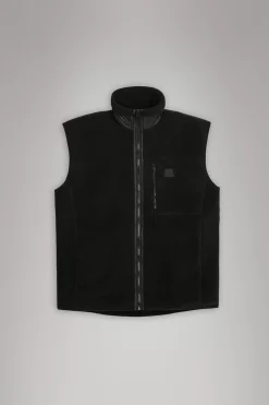 Rains Fleece Jakker|Fleece Jakker<Addis Fleece Crewneck Black