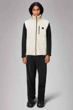 Rains Fleece Jakker|Fleece Jakker<Addis Fleece Crewneck Dune