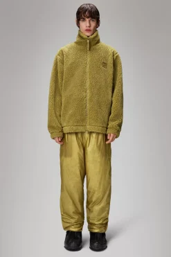 Rains Fleece Jakker|Fleece Jakker<Addis Fleece Crewneck Khaki