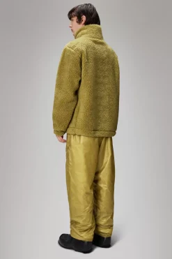 Rains Fleece Jakker|Fleece Jakker<Addis Fleece Crewneck Khaki