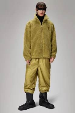 Rains Fleece Jakker|Fleece Jakker<Addis Fleece Crewneck Khaki