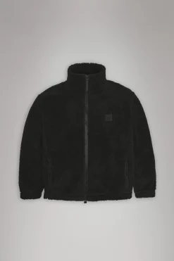 Rains Fleece Jakker|Fleece Jakker<Addis Fleece Crewneck Black