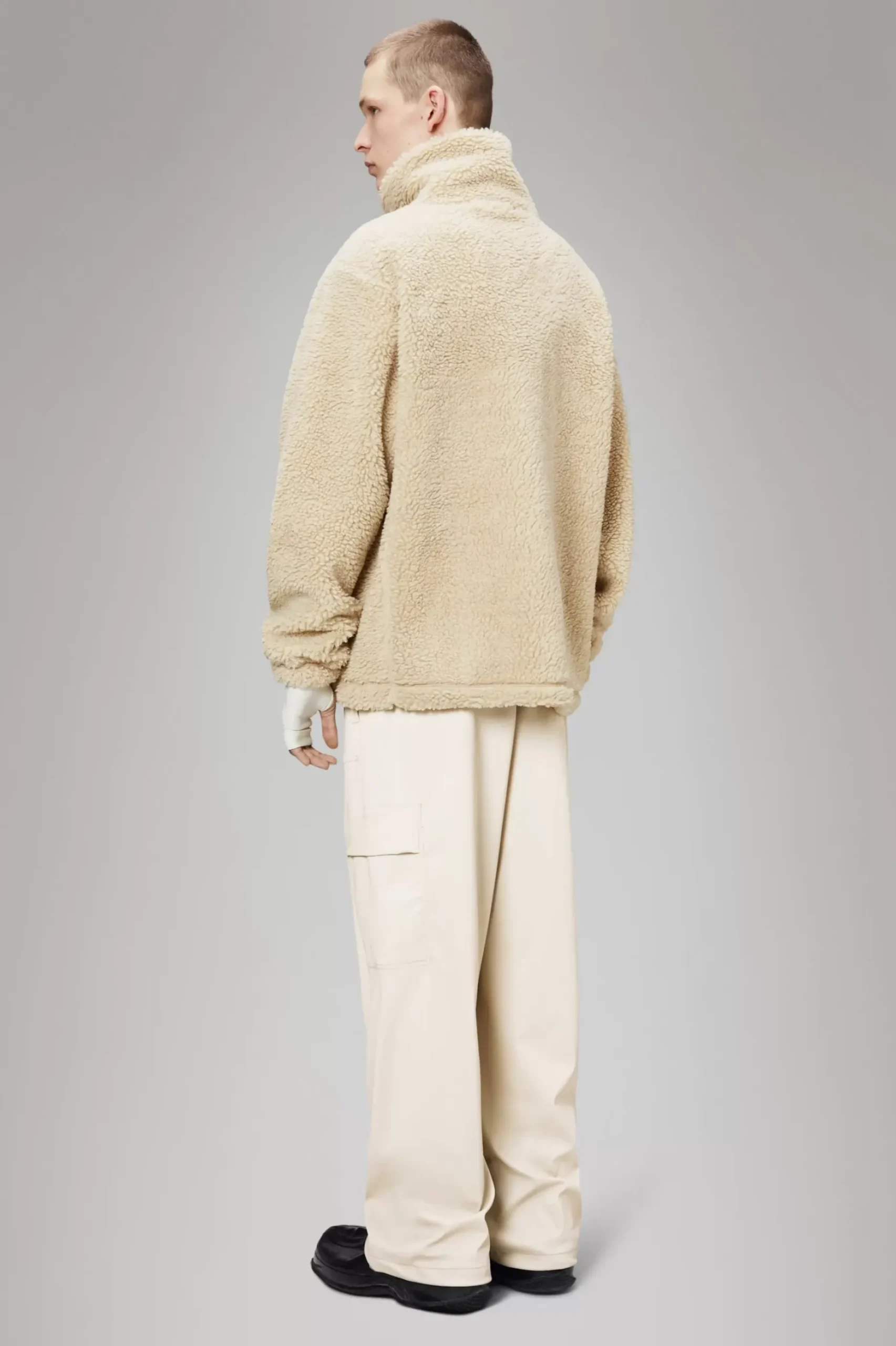 Rains Fleece Jakker|Fleece Jakker<Addis Fleece Crewneck Sand