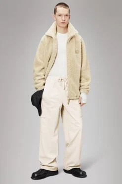 Rains Fleece Jakker|Fleece Jakker<Addis Fleece Crewneck Sand