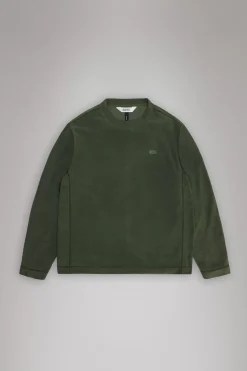 Rains Fleece Jakker|Fleece Jakker<Addis Fleece Crewneck Green