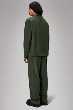 Rains Fleece Jakker|Fleece Jakker<Addis Fleece Crewneck Green
