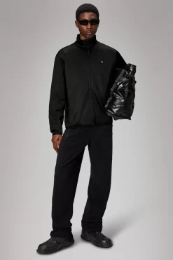 Rains Fleece Jakker|Fleece Jakker<Addis Fleece Crewneck Black