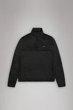 Rains Fleece Jakker|Fleece Jakker<Addis Fleece Crewneck Black