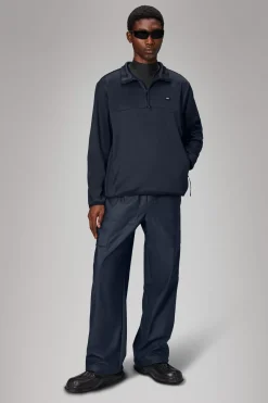 Rains Fleece Jakker|Fleece Jakker<Addis Fleece Crewneck Navy