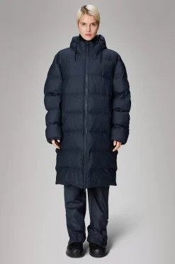 Rains Puffers|Vinterjakker<Alta Longer Puffer Jacket Navy