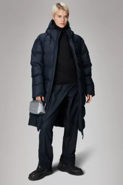 Rains Puffers|Vinterjakker<Alta Longer Puffer Jacket Navy