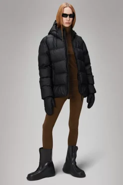 Rains Puffers|Vinterjakker<Alta Longer Puffer Jacket Black