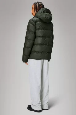 Rains Puffers|Vinterjakker<Alta Longer Puffer Jacket Green