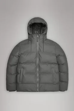 Rains Puffers|Vinterjakker<Alta Longer Puffer Jacket Grey