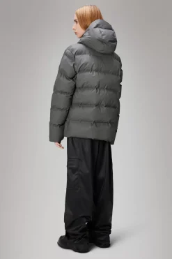 Rains Puffers|Vinterjakker<Alta Longer Puffer Jacket Grey