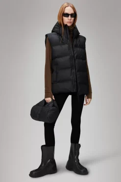 Rains Puffers|Veste<Alta Longer Puffer Jacket Black