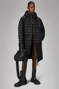 Rains Puffers|Vinterjakker<Alta Longer Puffer Jacket Black