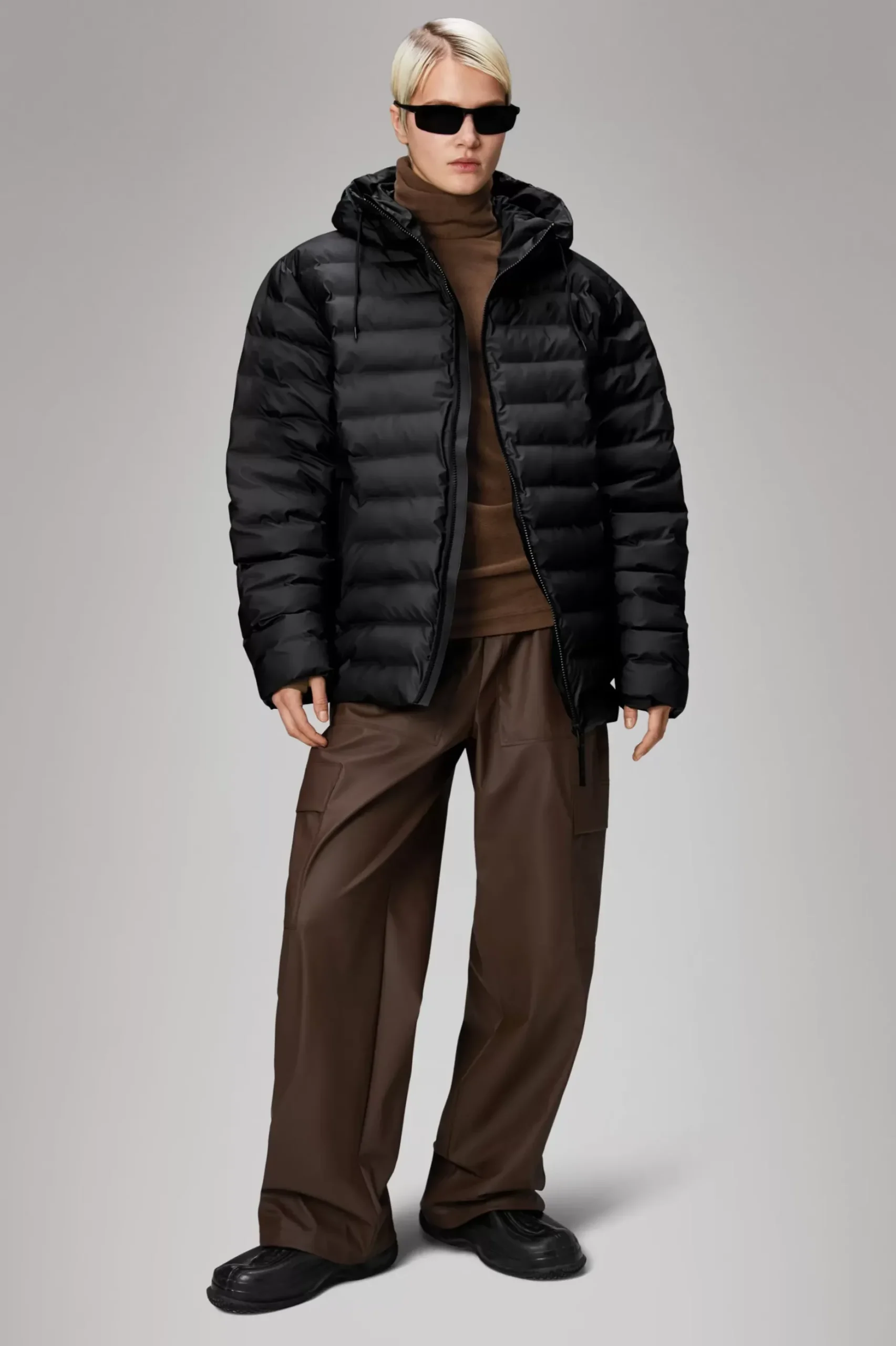 Rains Puffers|Vinterjakker<Alta Longer Puffer Jacket Black