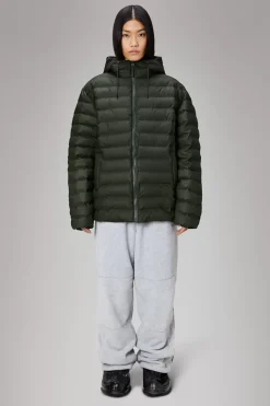 Rains Puffers|Vinterjakker<Alta Longer Puffer Jacket Green
