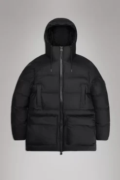 Rains Puffers|Vinterjakker<Alta Longer Puffer Jacket Black