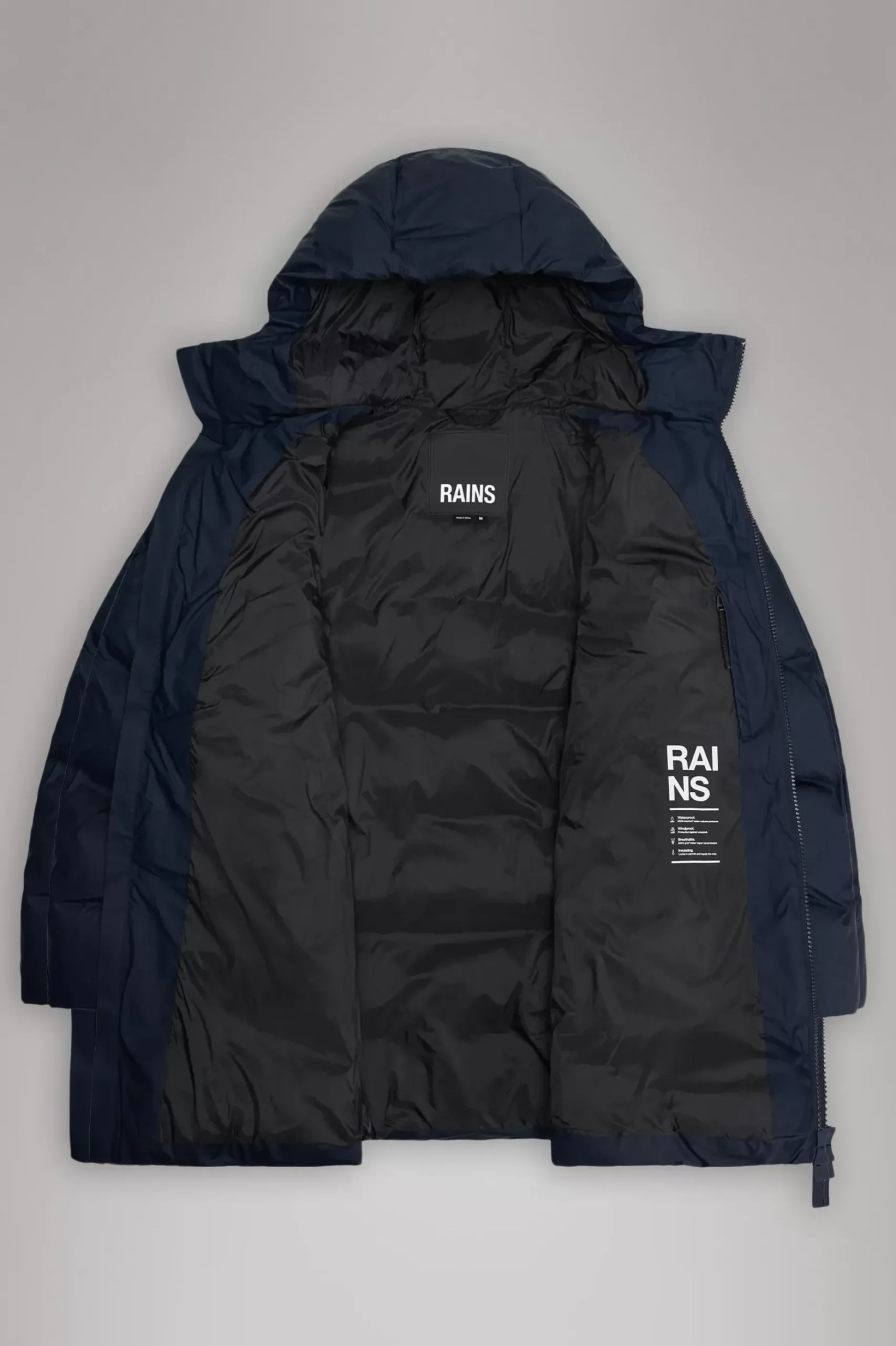 Rains Puffers|Vinterjakker<Alta Longer Puffer Jacket Black
