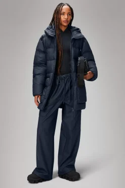 Rains Puffers|Vinterjakker<Alta Longer Puffer Jacket Navy