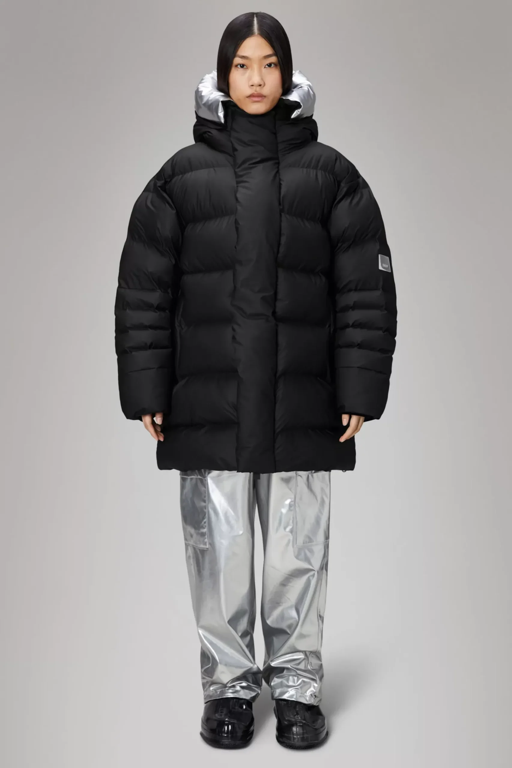 Rains Puffers|Vinterjakker<Alta Longer Puffer Jacket Black
