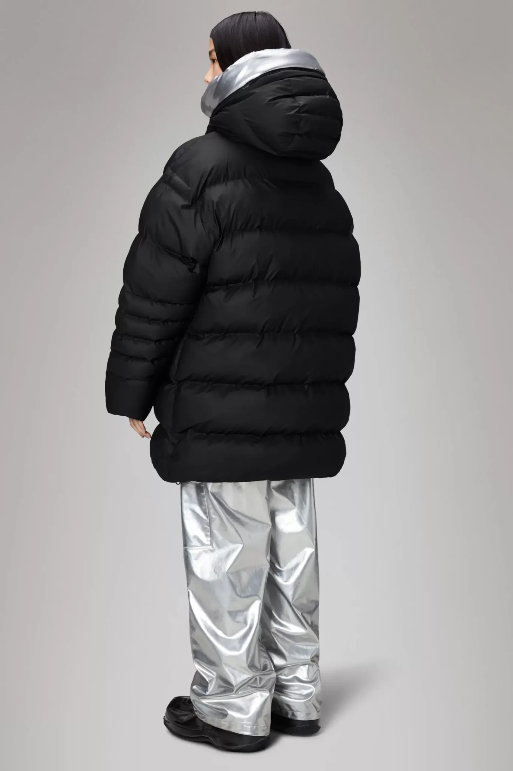 Rains Puffers|Vinterjakker<Alta Longer Puffer Jacket Black