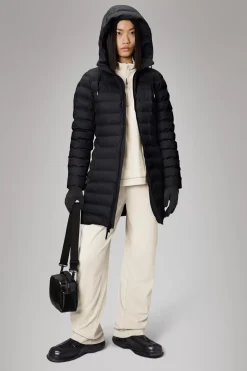 Rains Puffers|Vinterjakker<Alta Longer Puffer Jacket Black