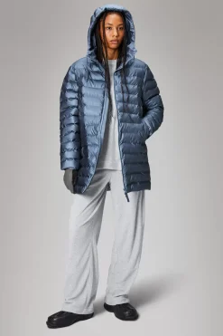 Rains Puffers|Parkajakker<Alta Longer Puffer Jacket Bay