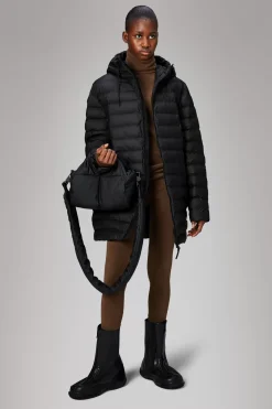 Rains Puffers|Parkajakker<Alta Longer Puffer Jacket Black