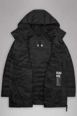 Rains Puffers|Parkajakker<Alta Longer Puffer Jacket Black