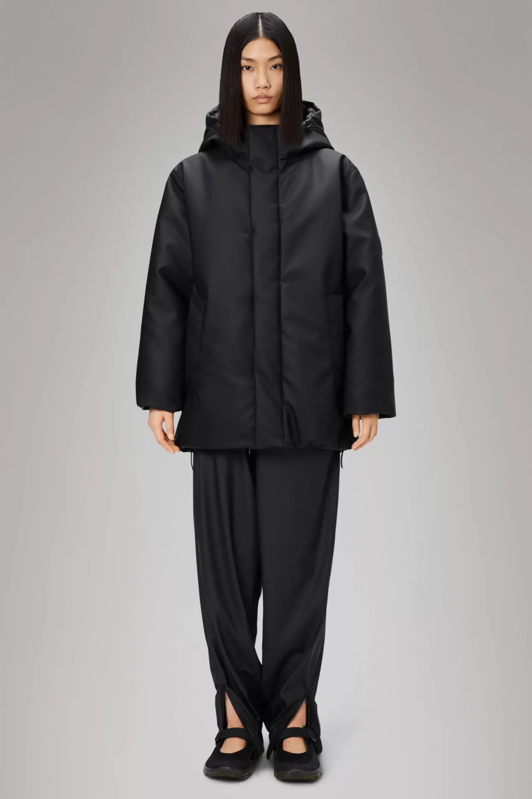Rains Vinterjakker<Alta Longer Puffer Jacket Black