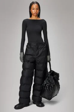 Rains Vinterjakker|Regnbukser<Alta Longer Puffer Jacket Black