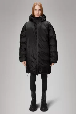 Rains Puffers|Vinterjakker<Alta Longer Puffer Jacket Black