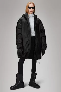 Rains Puffers|Vinterjakker<Alta Longer Puffer Jacket Black