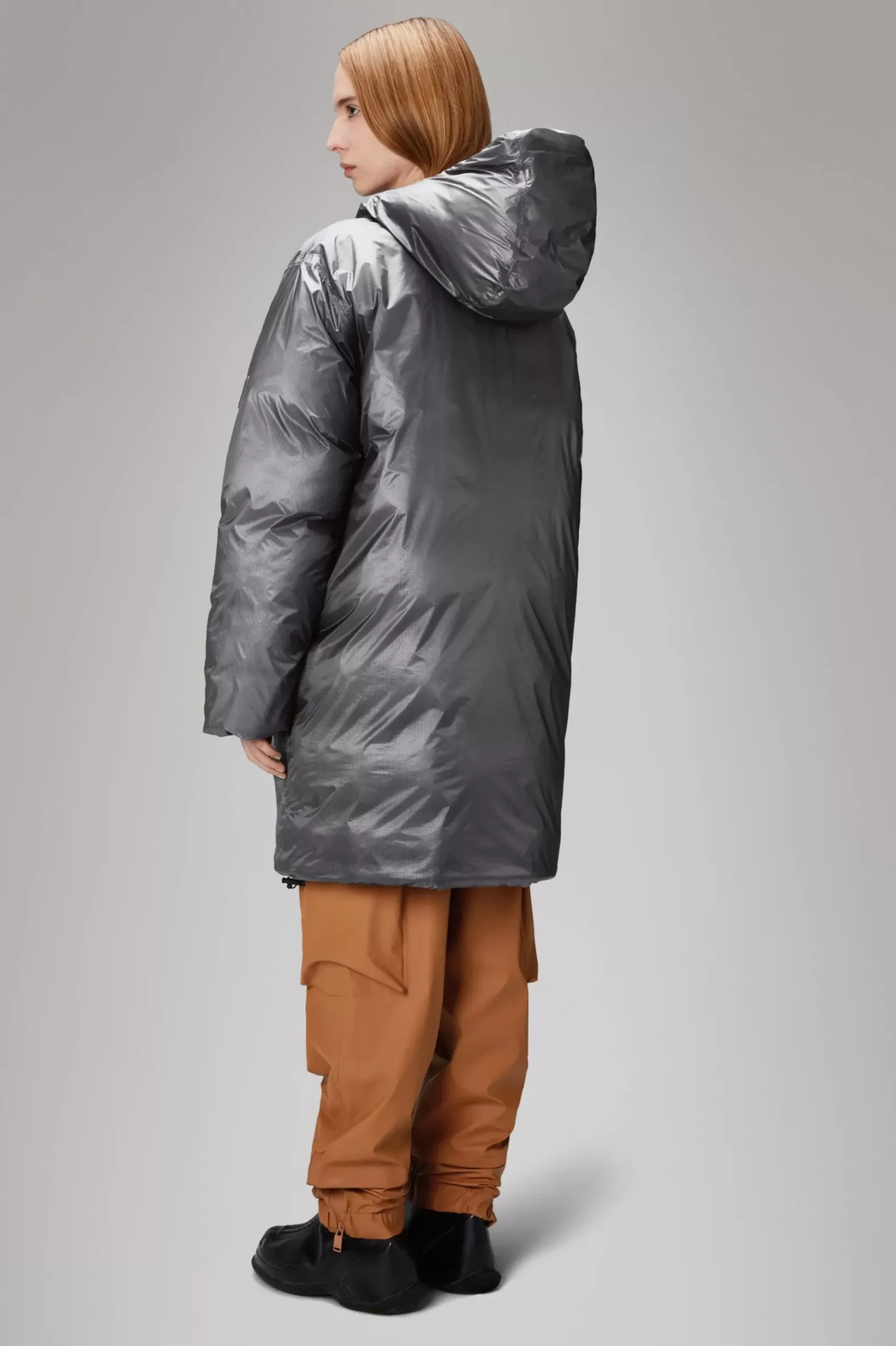 Rains Puffers|Vinterjakker<Alta Longer Puffer Jacket Grey