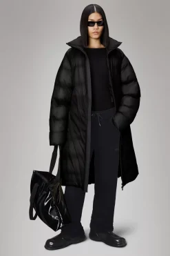 Rains Puffers|Vinterjakker<Alta Longer Puffer Jacket Black