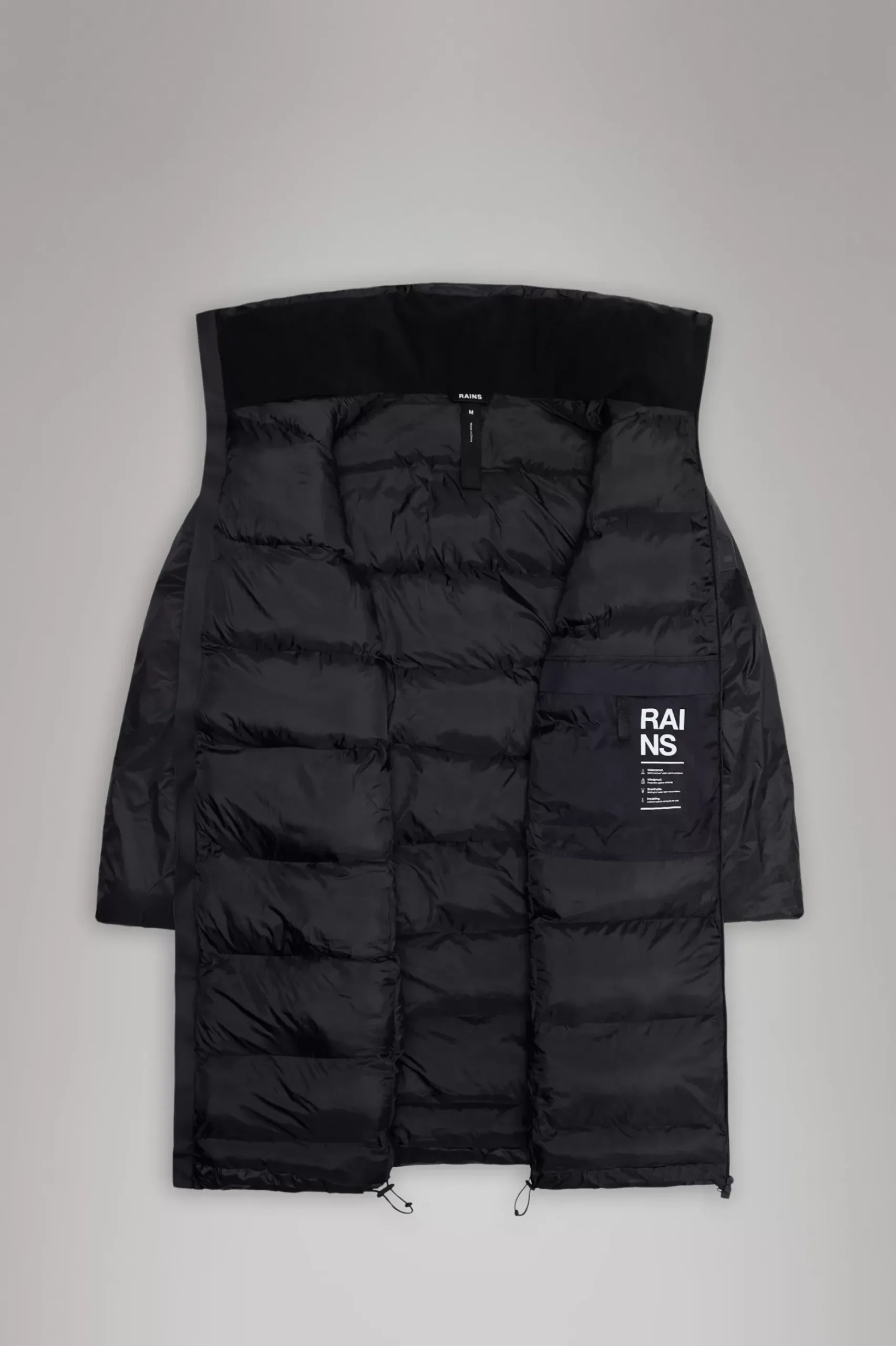 Rains Puffers|Vinterjakker<Alta Longer Puffer Jacket Black