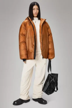 Rains Puffers|Vinterjakker<Alta Longer Puffer Jacket Rust