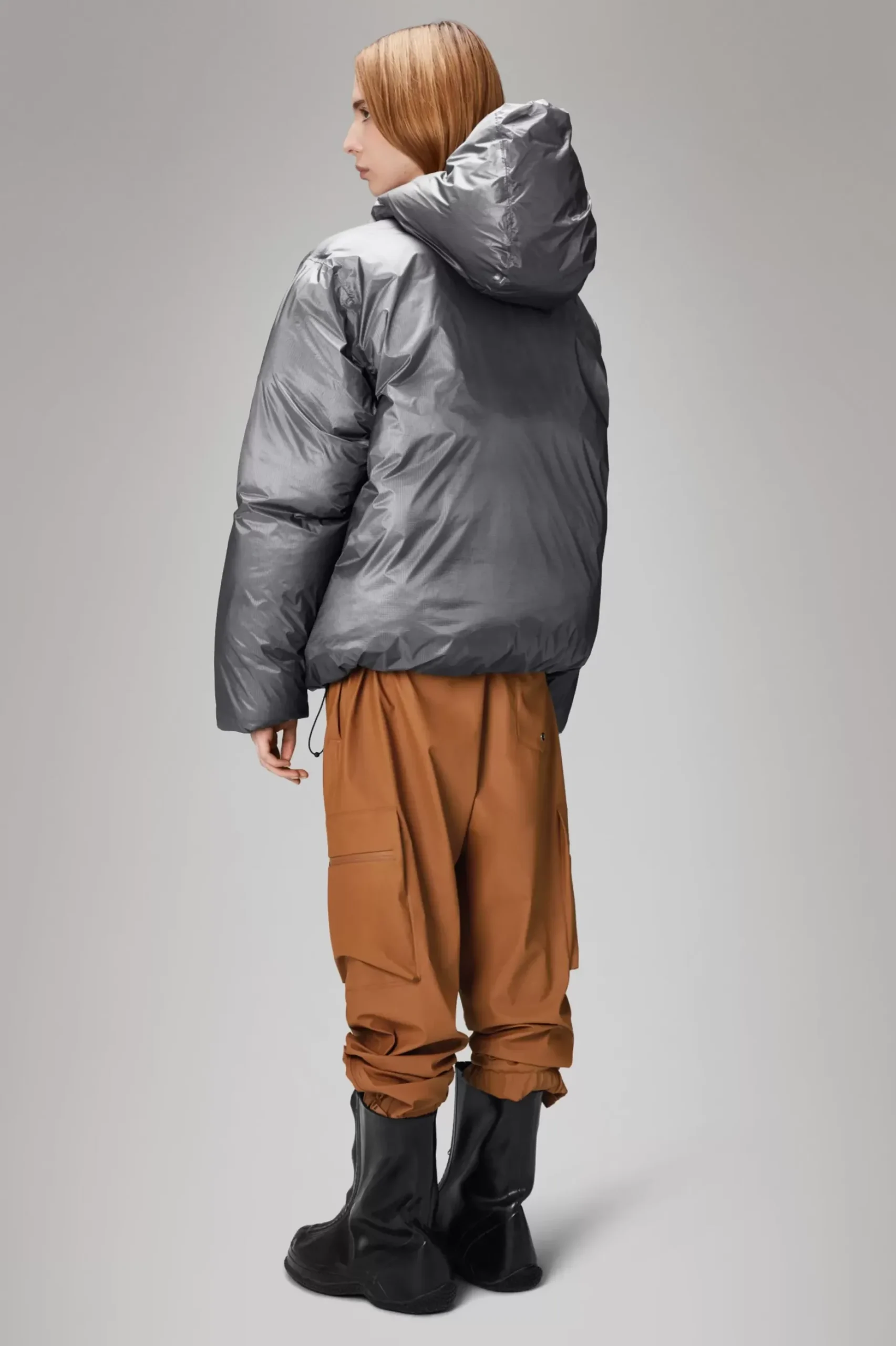 Rains Puffers|Vinterjakker<Alta Longer Puffer Jacket Grey