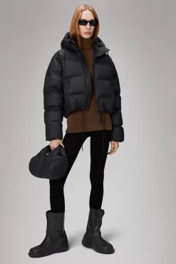 Rains Puffers|Vinterjakker<Alta Longer Puffer Jacket Black