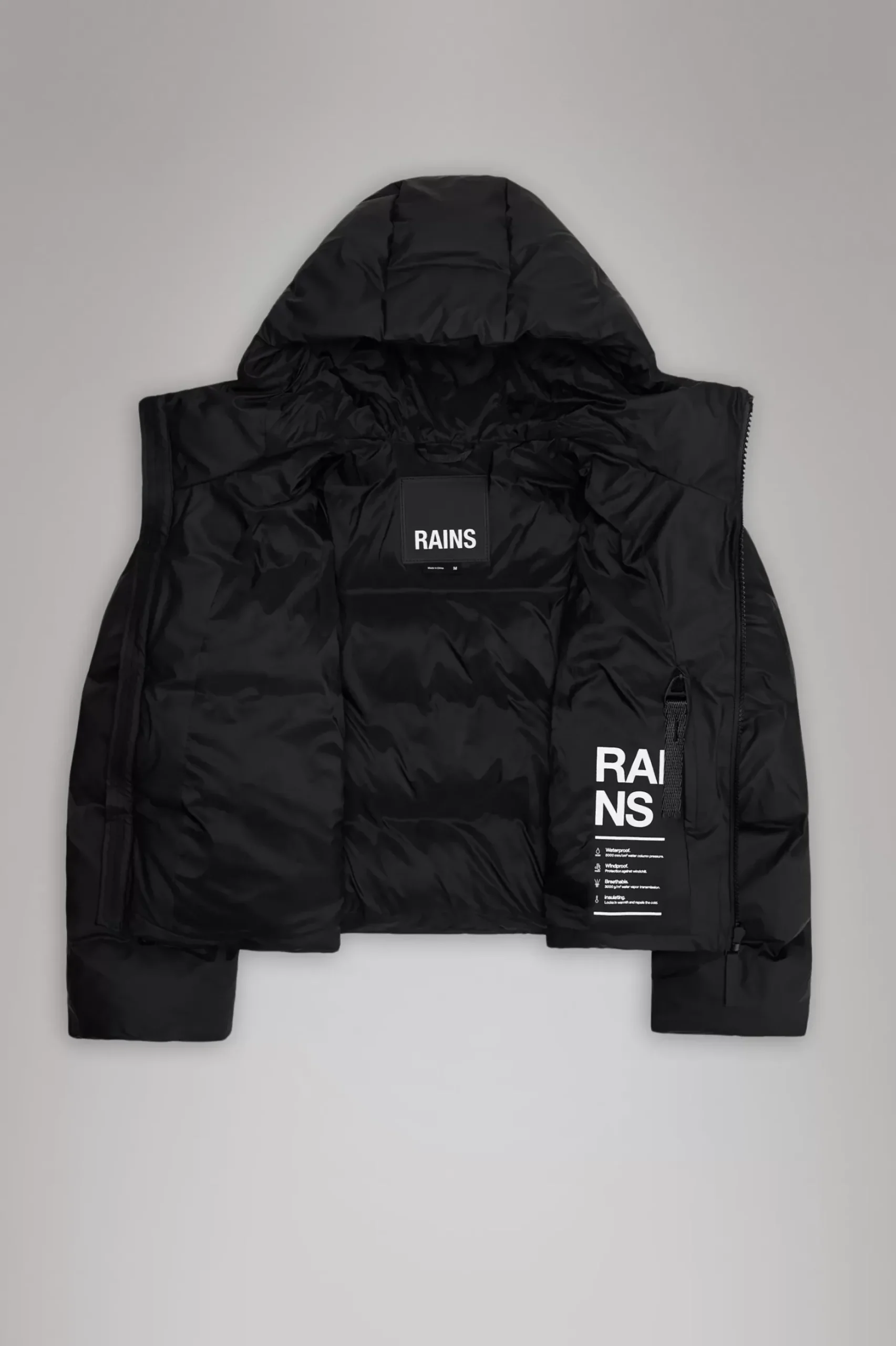 Rains Puffers|Vinterjakker<Alta Longer Puffer Jacket Black