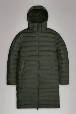 Rains Puffers|Vinterjakker<Alta Longer Puffer Jacket Green