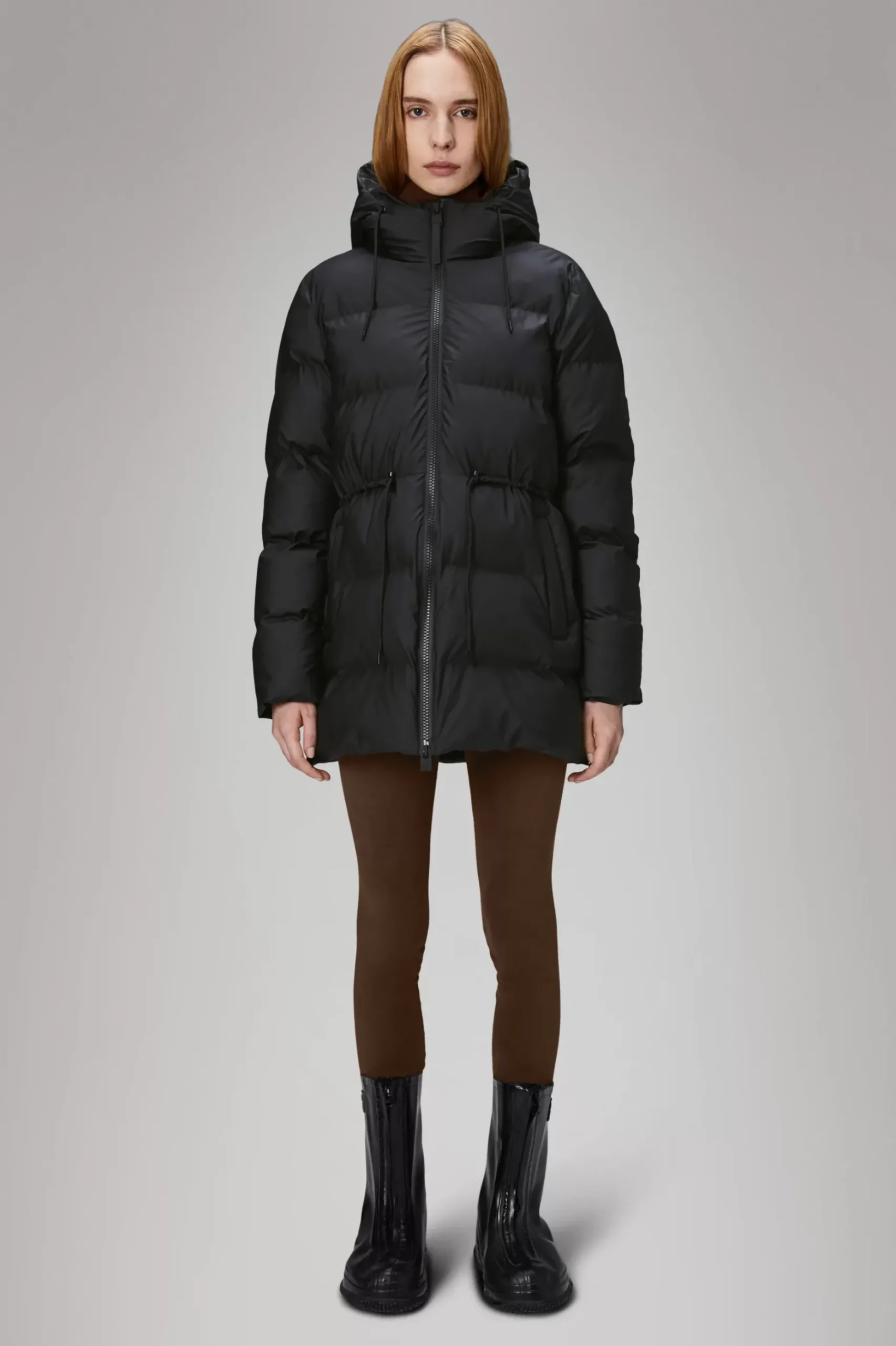 Rains Puffers|Vinterjakker<Alta Longer Puffer Jacket Black