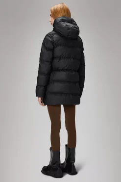 Rains Puffers|Vinterjakker<Alta Longer Puffer Jacket Black
