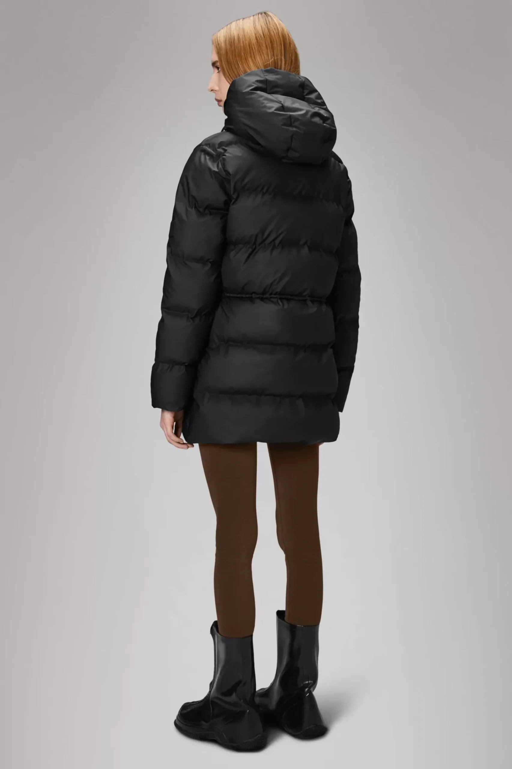 Rains Puffers|Vinterjakker<Alta Longer Puffer Jacket Black
