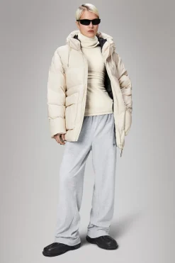 Rains Puffers|Vinterjakker<Alta Longer Puffer Jacket DuneGrain