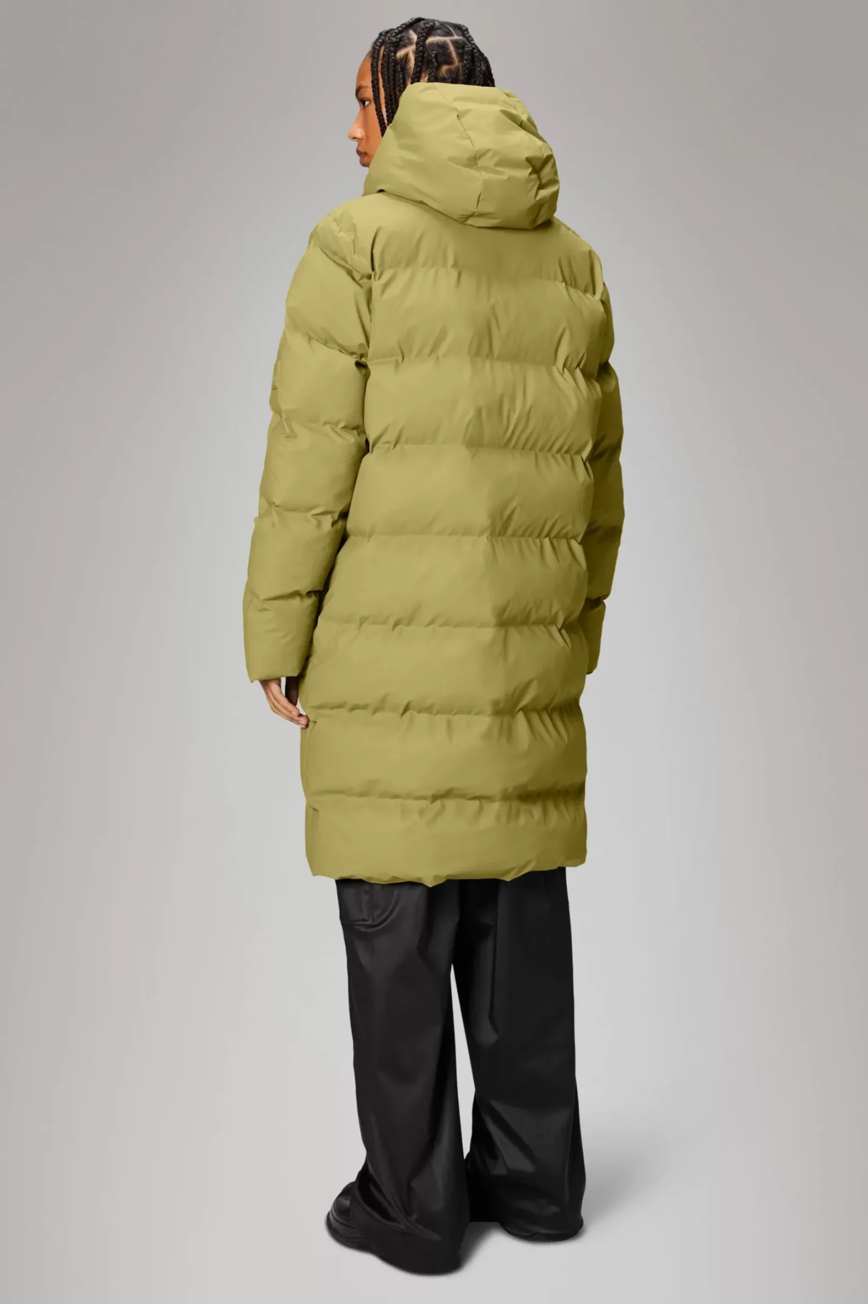 Rains Puffers|Vinterjakker<Alta Longer Puffer Jacket Khaki